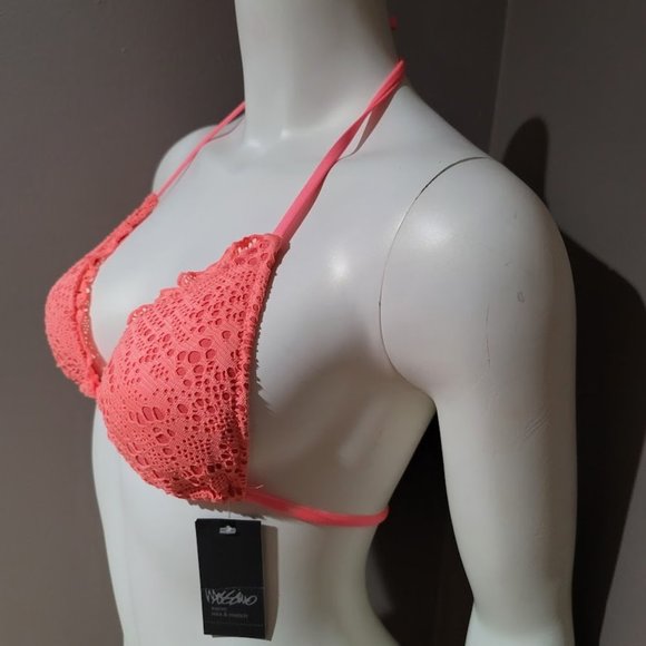 Mossimo Hot Melon Bikini Top Size XS - Picture 2 of 6
